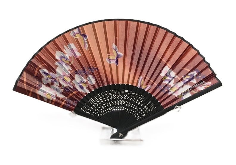 Clearco حامل حامل عرض المروحة الشفاف لمراوح اليد العتيقة القابلة للطي (صغير) - Image 3